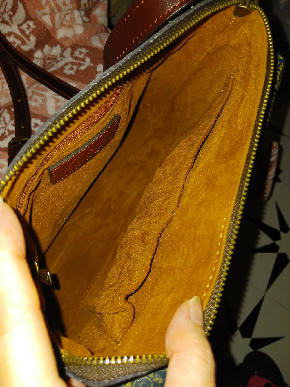 Patricia Nash Avellino Crossbody P062707X Genuine Leather Tuscan Fields - Picture 13 of 16